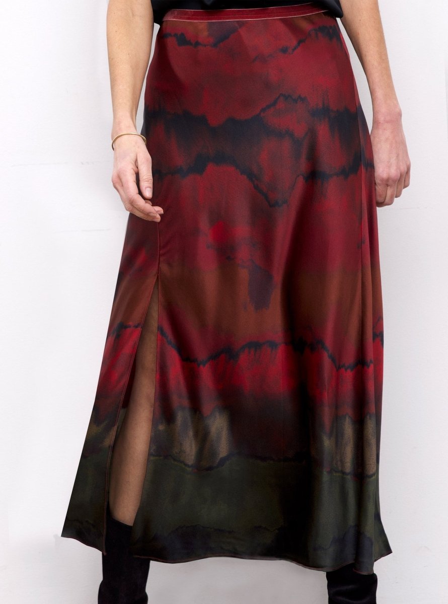 Go Slit Difference Skirt from GO SILK at Edito boutique