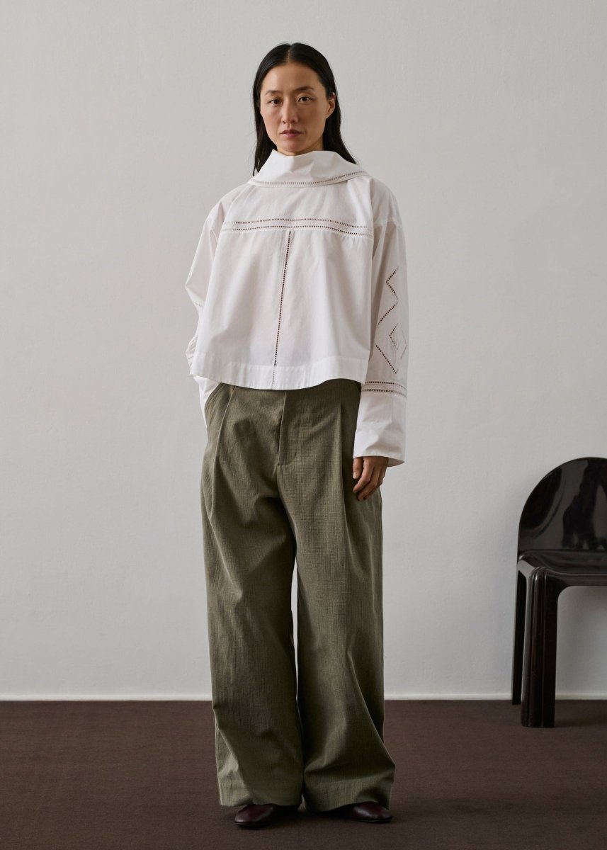 Guillemette Shirt in White from SOEUR at Edito boutique
