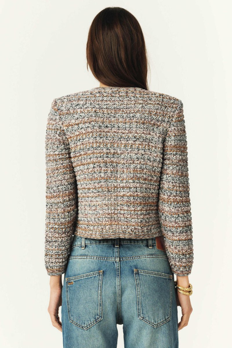 Guspa Cardigan in Beige from BA&SH at Edito boutique
