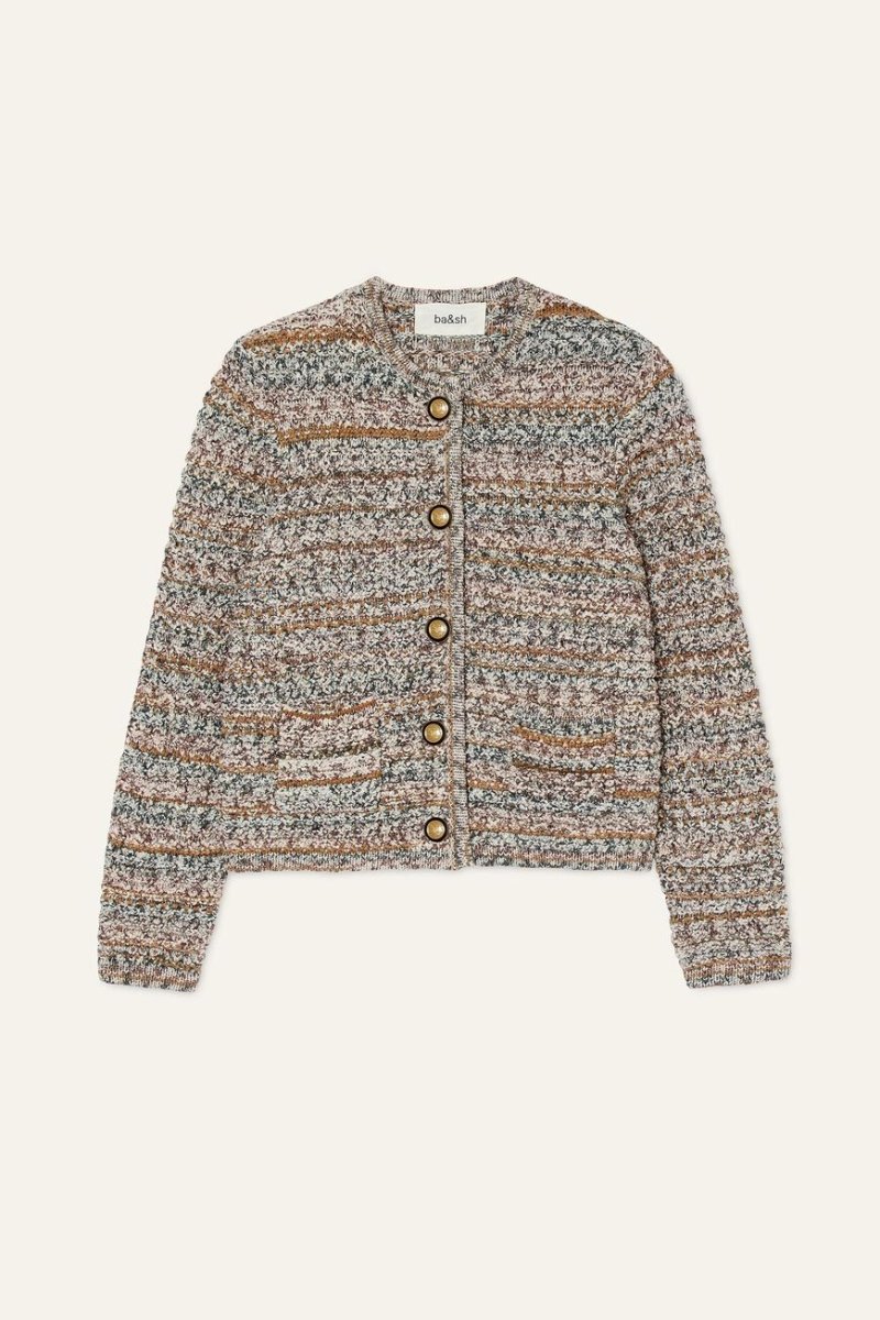 Guspa Cardigan in Beige from BA&SH at Edito boutique