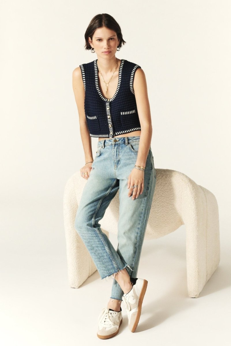 Gustave Sleeveless Vest from BA&SH at Edito boutique