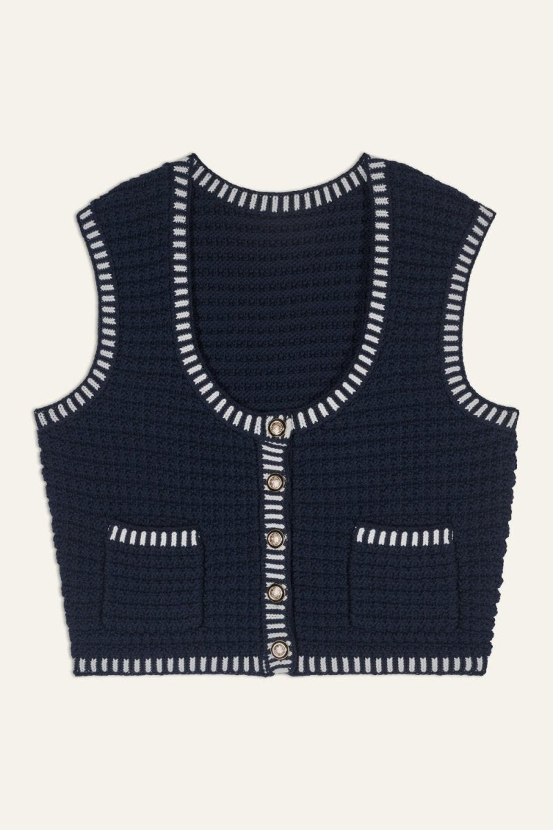 Gustave Sleeveless Vest from BA&SH at Edito boutique