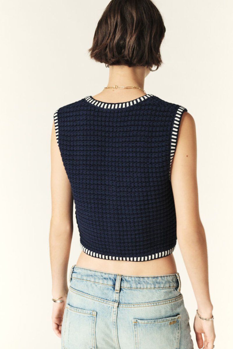 Gustave Sleeveless Vest from BA&SH at Edito boutique