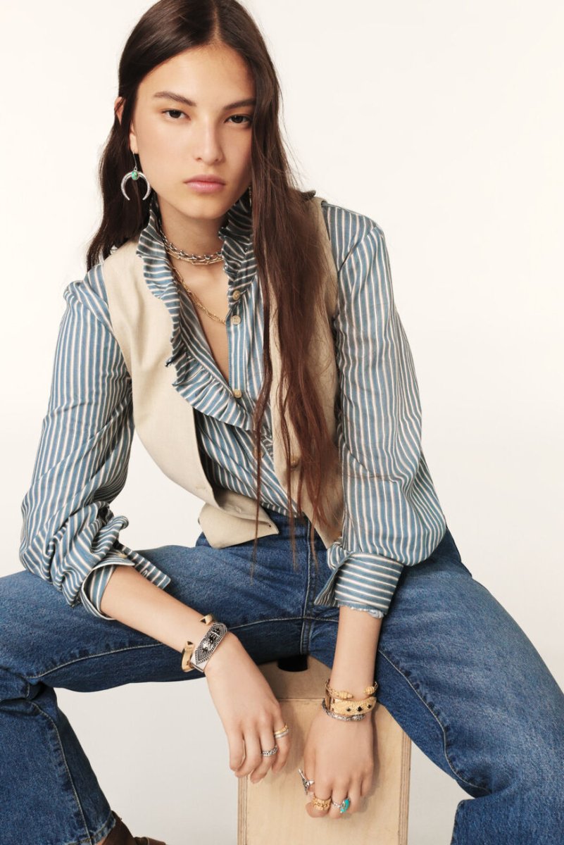 Heka Shirt from BA&SH at Edito boutique