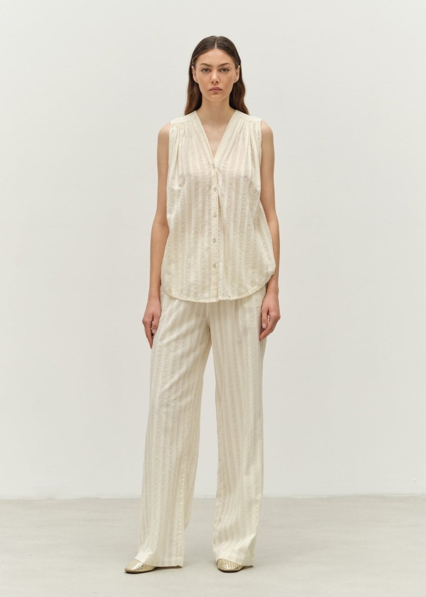 Iris Blouse in Ecru from DEVOTION TWINS at Edito boutique