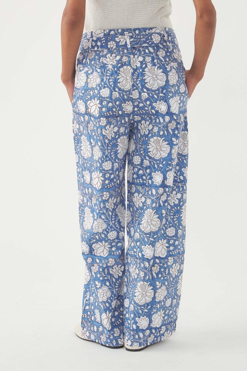 June Trousers in Blue from ANTIK BATIK at Edito boutique