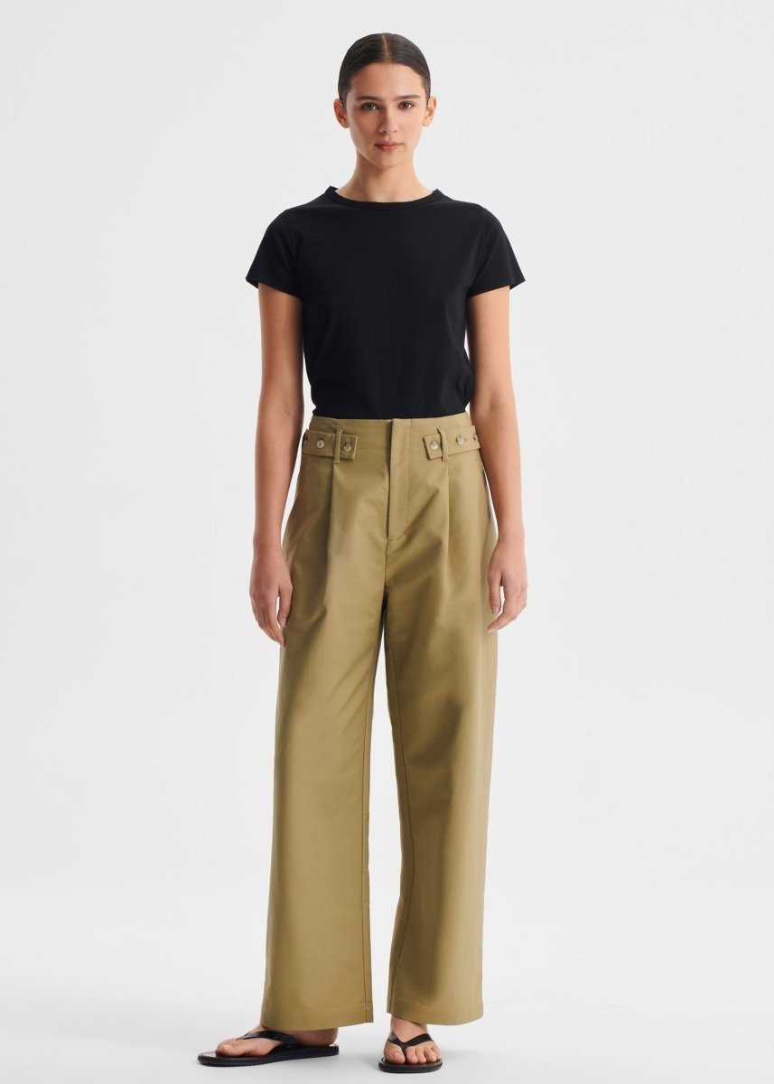 Kai Pant in Moss from Edito boutique at Edito boutique Kai Pant in Moss from Edito boutique at Edito boutique