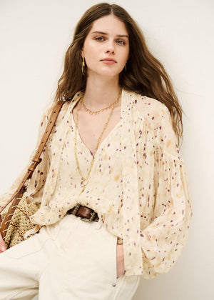 Kamala Blouse in Ecru from BA&SH at Edito boutique