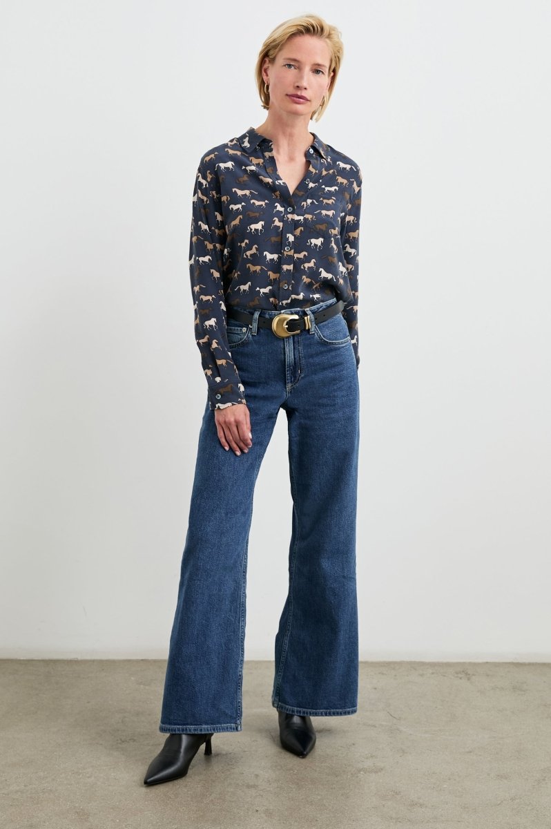Kate Shirt in Horses from RAILS at Edito boutique