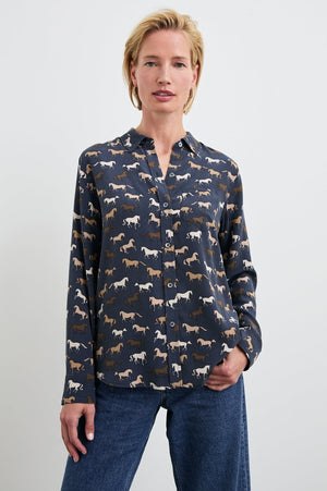 Kate Shirt in Horses from RAILS at Edito boutique