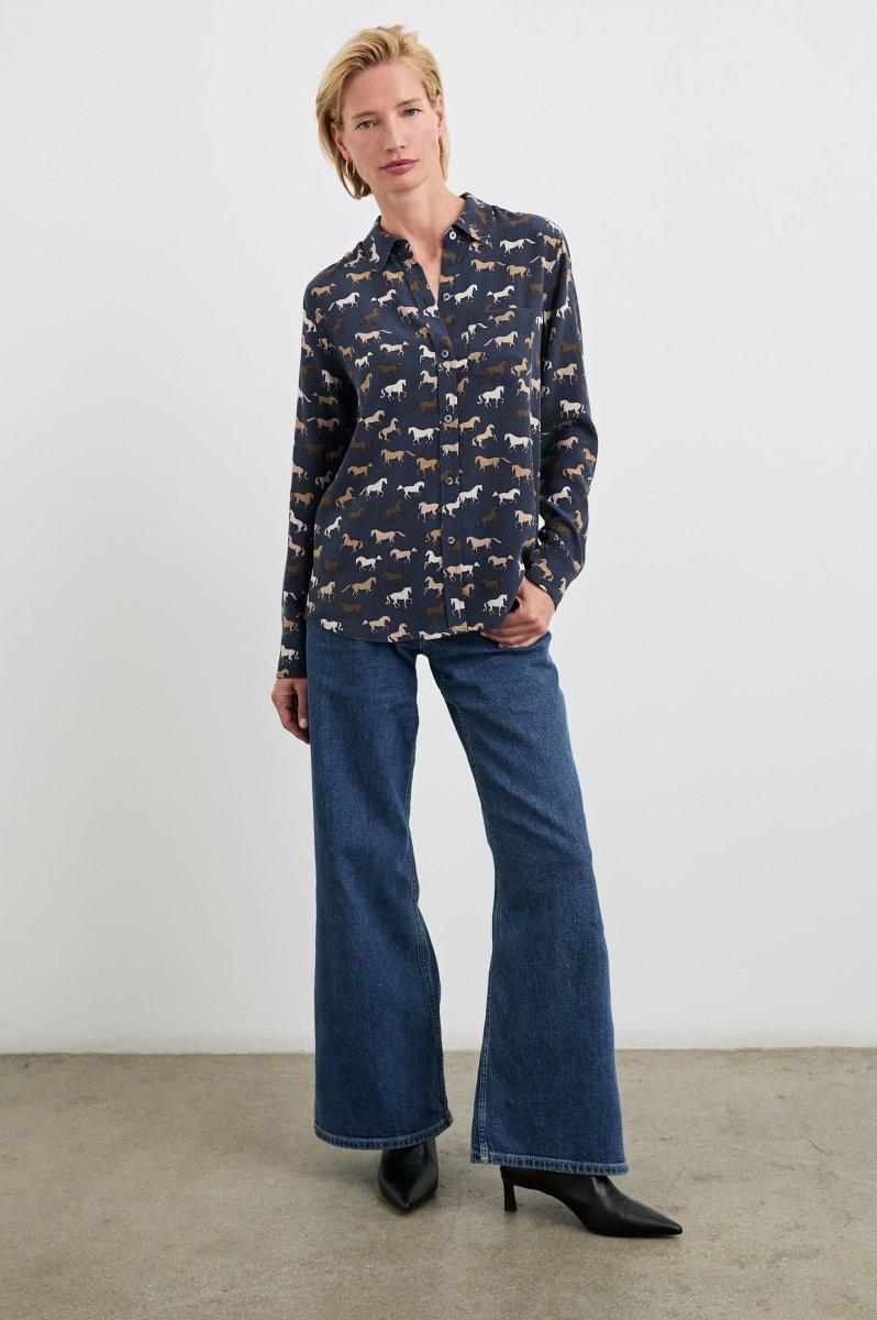 Kate Shirt in Horses from RAILS at Edito boutique