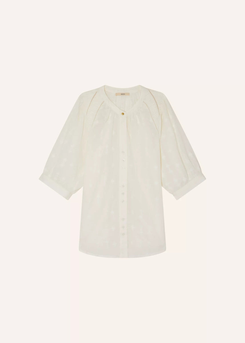 Kimia Blouse in White from SESSUN at Edito boutique