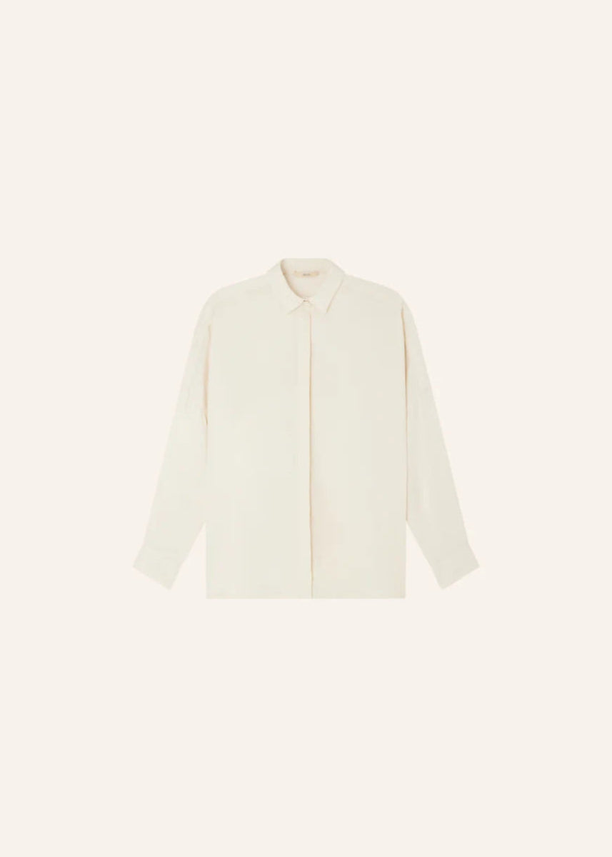 Lady D Shirt in Fleur de Sel from SESSUN at Edito boutique