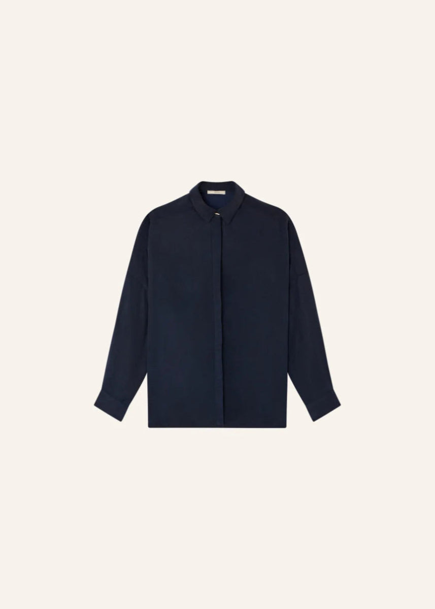 Lady D Shirt in Navy from SESSUN at Edito boutique