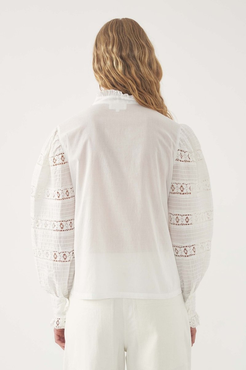 Lena blouse in White from ANTIK BATIK at Edito boutique