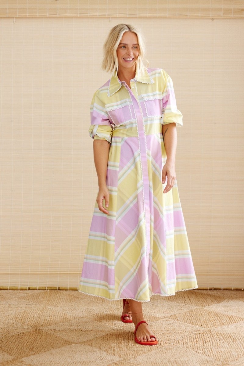 Lilac Breasted Roller Dress from BINNYWEAR at Edito boutique