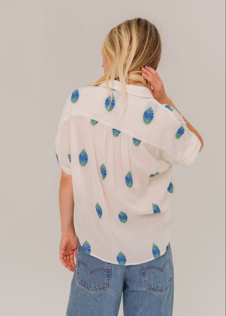 Louisa Uxua Blouse in Ecru from SACRECOEUR at Edito boutique