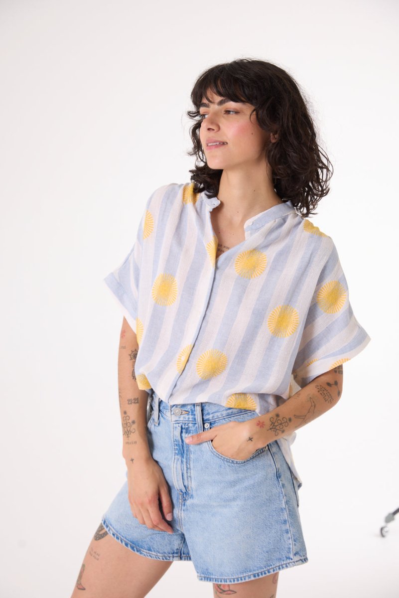 Louison Shirt in Soleil from SACRECOEUR at Edito boutique