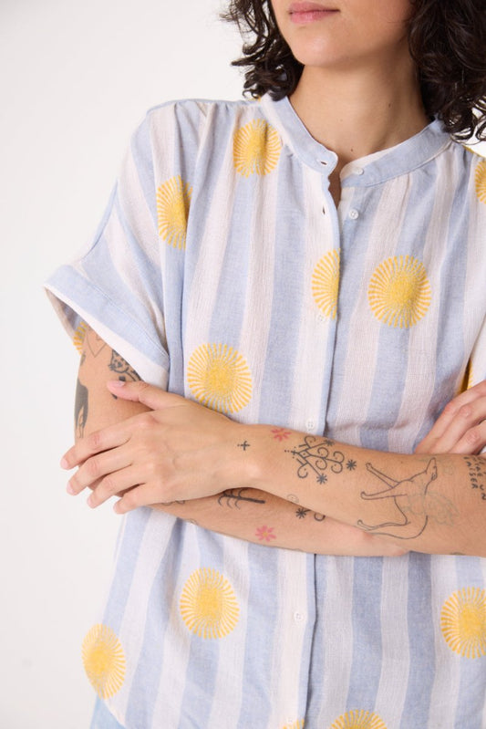 Louison Shirt in Soleil from SACRECOEUR at Edito boutique Louison Shirt in Soleil from SACRECOEUR at Edito boutique