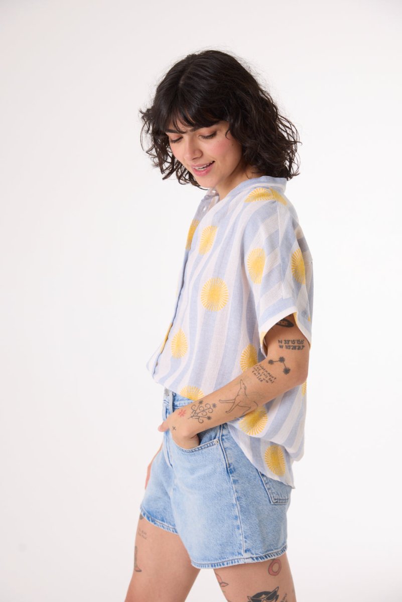 Louison Shirt in Soleil from SACRECOEUR at Edito boutique