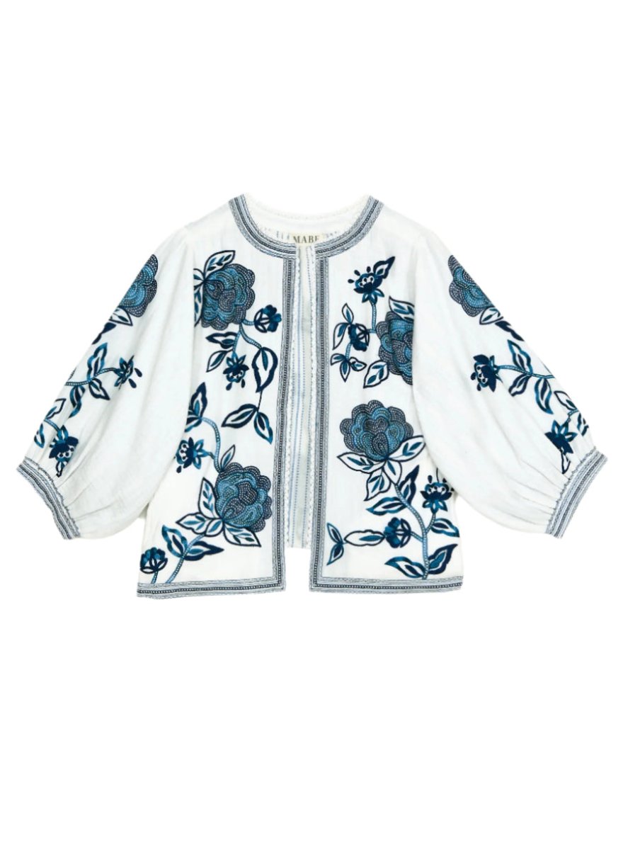 Lucia Jacket in Blue from M.A.B.E at Edito boutique