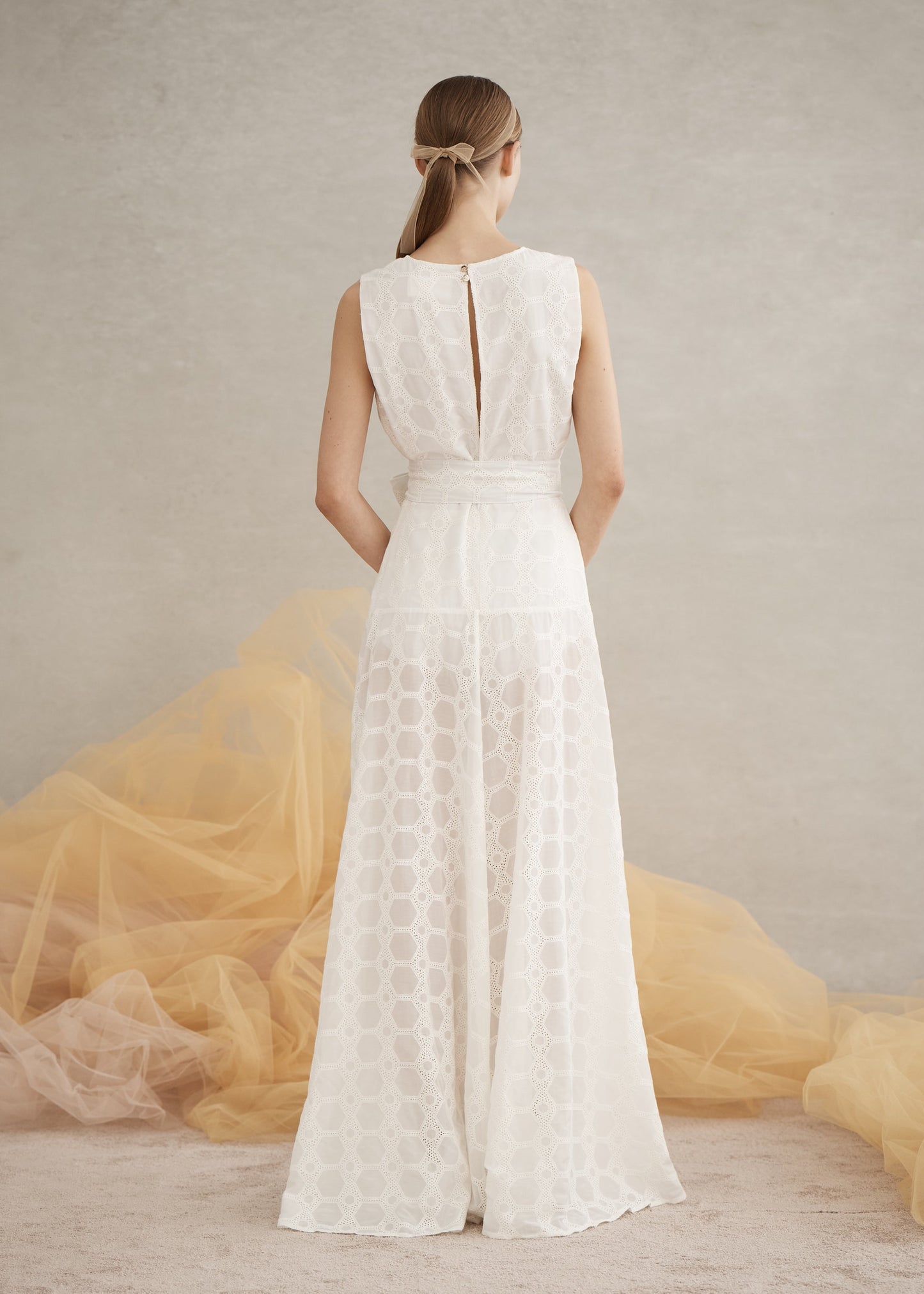 Luna Maxi Dress in White from Luxe De Valentina