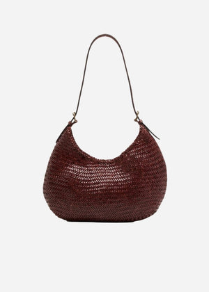 Luna Mezza Bag in Dark Brown from DRAGON DIFFUSION at Edito boutique