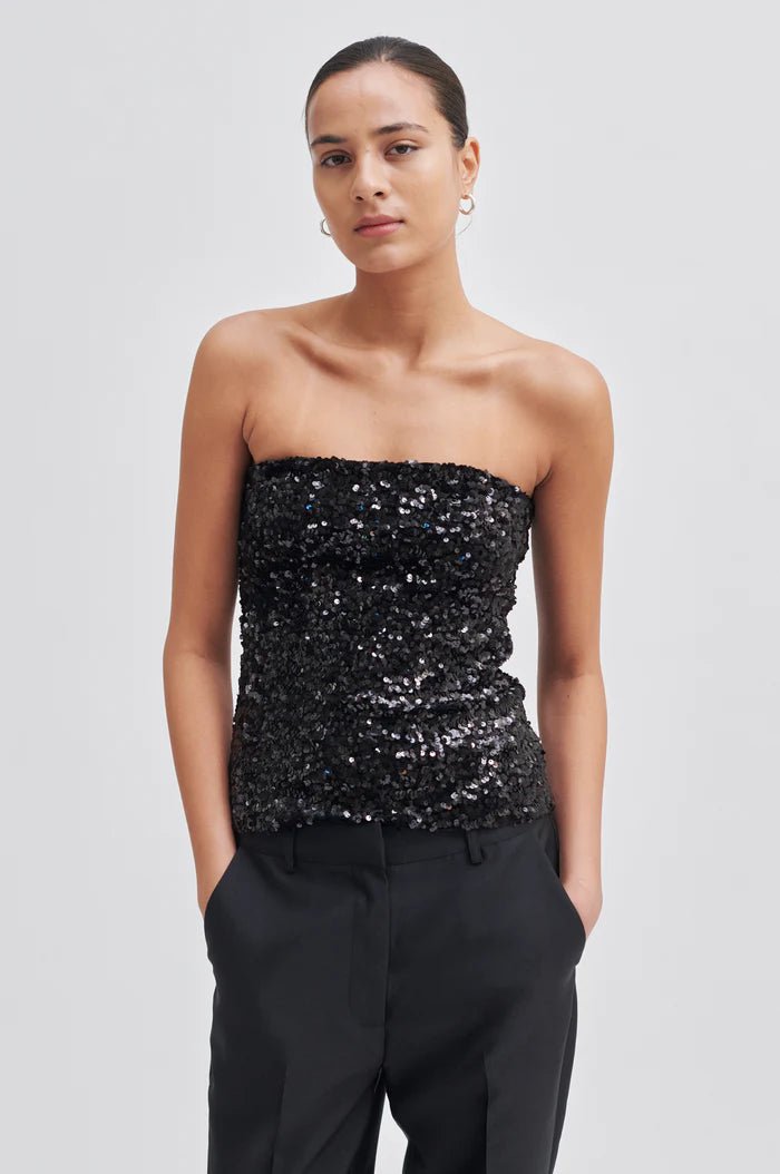 Luxurious Tube Top from SECOND FEMALE at Edito boutique