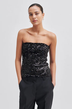 Luxurious Tube Top from SECOND FEMALE at Edito boutique
