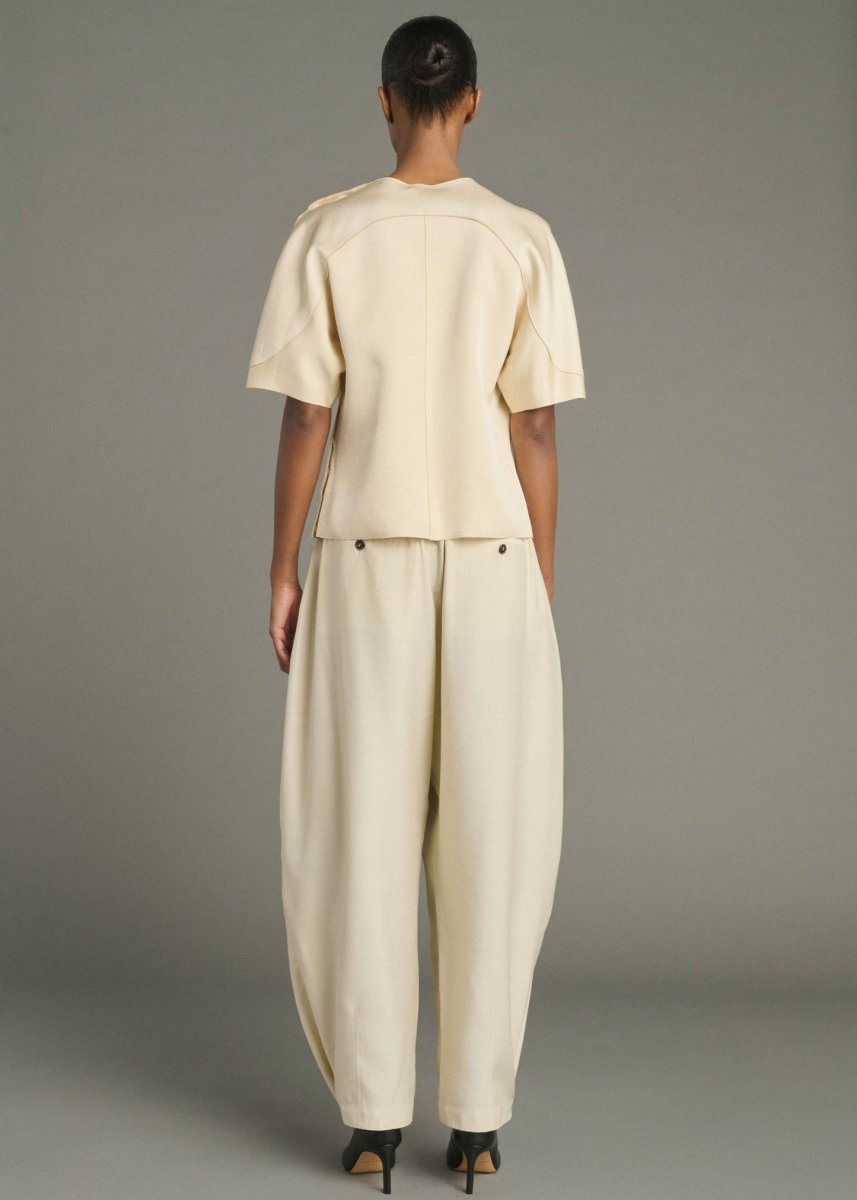 Lya Satin Top in Cream from SOEUR at Edito Boutique