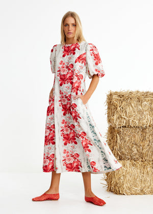 Magic Millions Midi Dress in Wallpaper from Binnywear