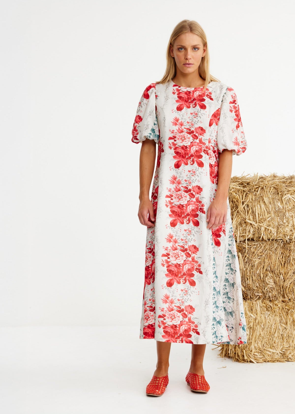Magic Millions Midi Dress in Wallpaper from Binnywear