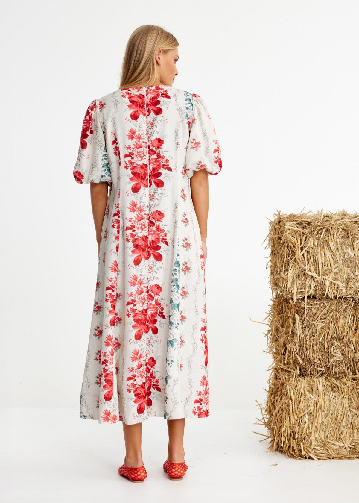 Magic Millions Midi Dress in Wallpaper from Binnywear