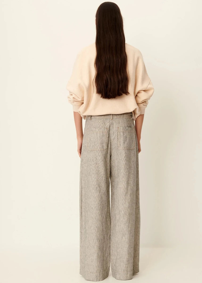 Manhatti Pants in Whiblack from SESSUN at Edito boutique