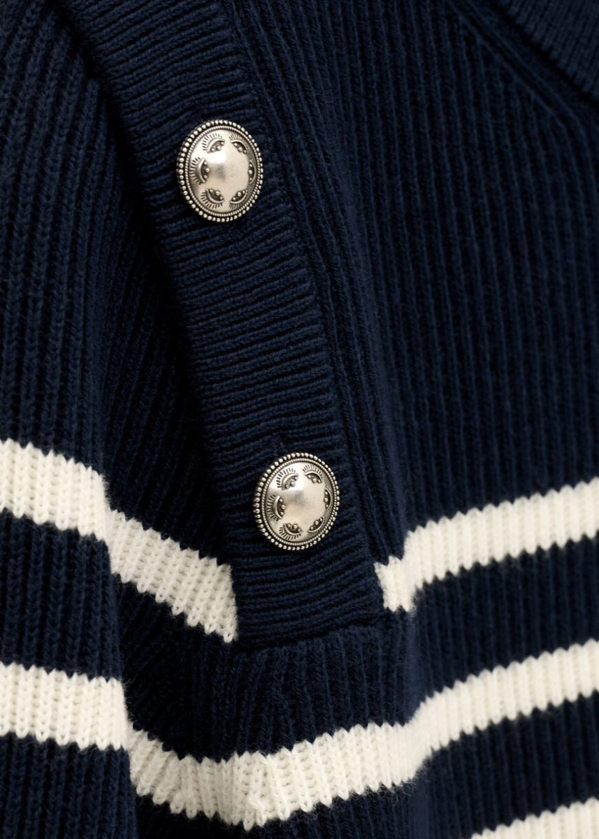 Matio Sailor Sweater in Navy from BA&SH at Edito boutique