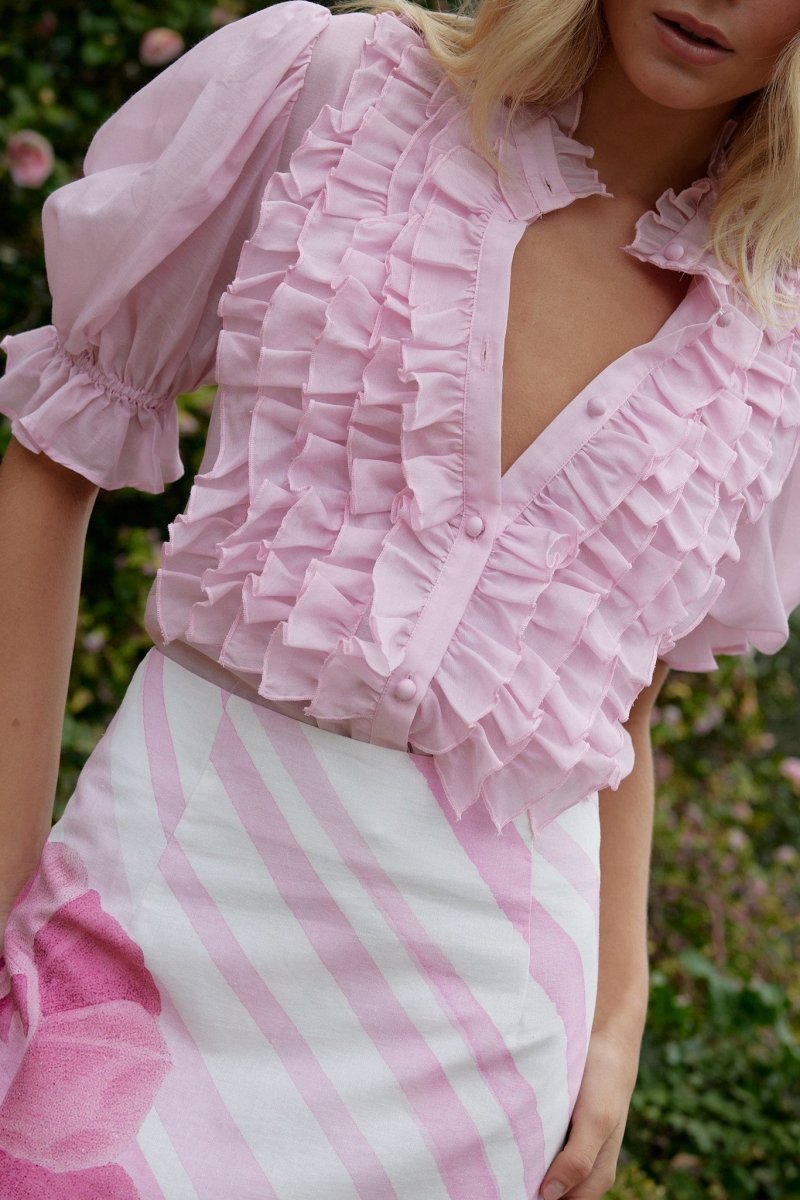Mavis Blouse in Baby from ASTON STUDIO at Edito boutique