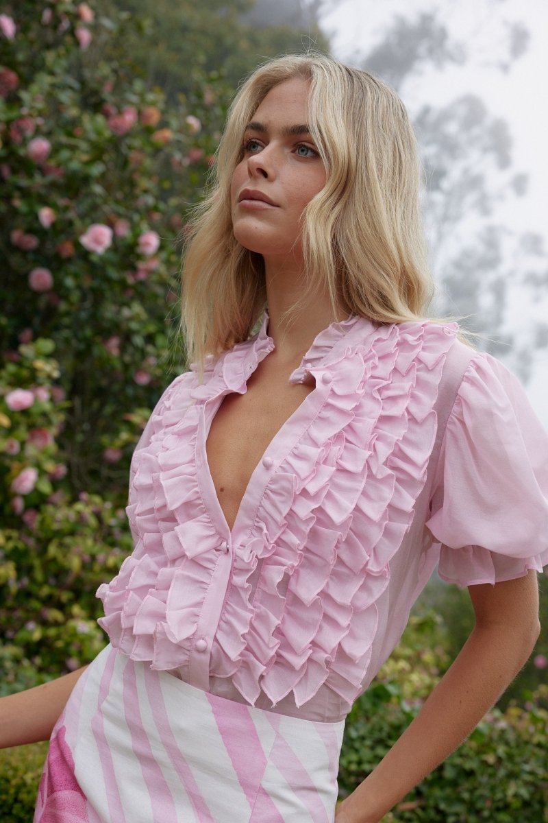 Mavis Blouse in Baby from ASTON STUDIO at Edito boutique