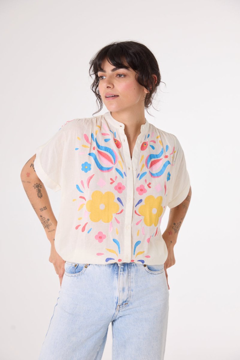 Maya Shirt in Joy from SACRECOEUR at Edito boutique