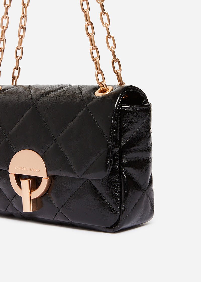 Medium Moon Bag in Black from VANESSA BRUNO at Edito Boutique