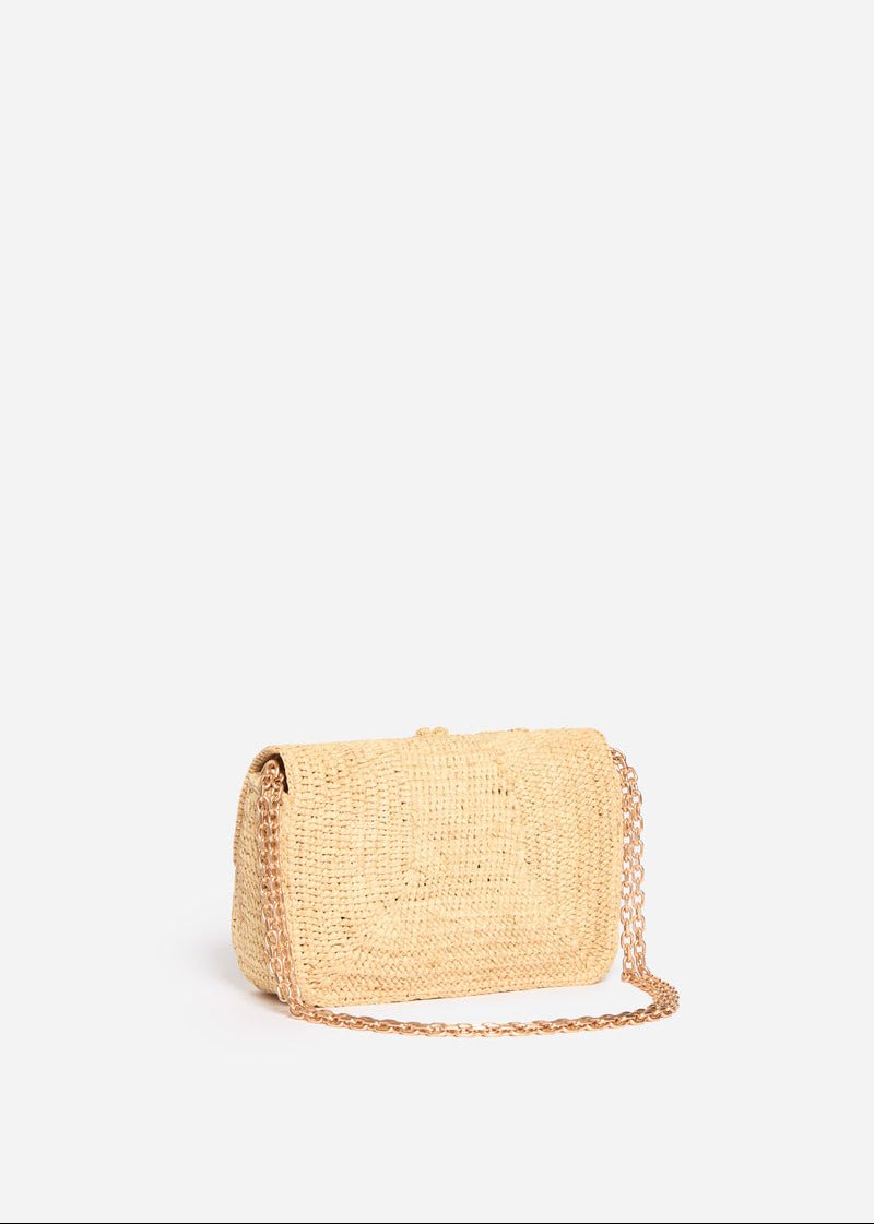 Medium Moon Bag in Raffia from VANESSA BRUNO at Edito boutique