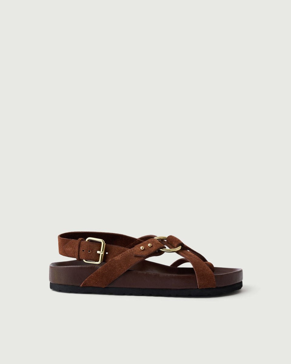 Mexico Sandals in Rust from SOEUR at Edito boutique