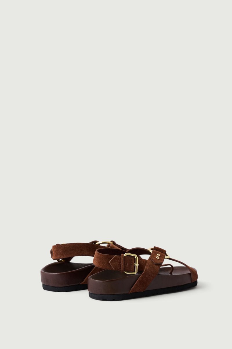 Mexico Sandals in Rust from SOEUR at Edito boutique