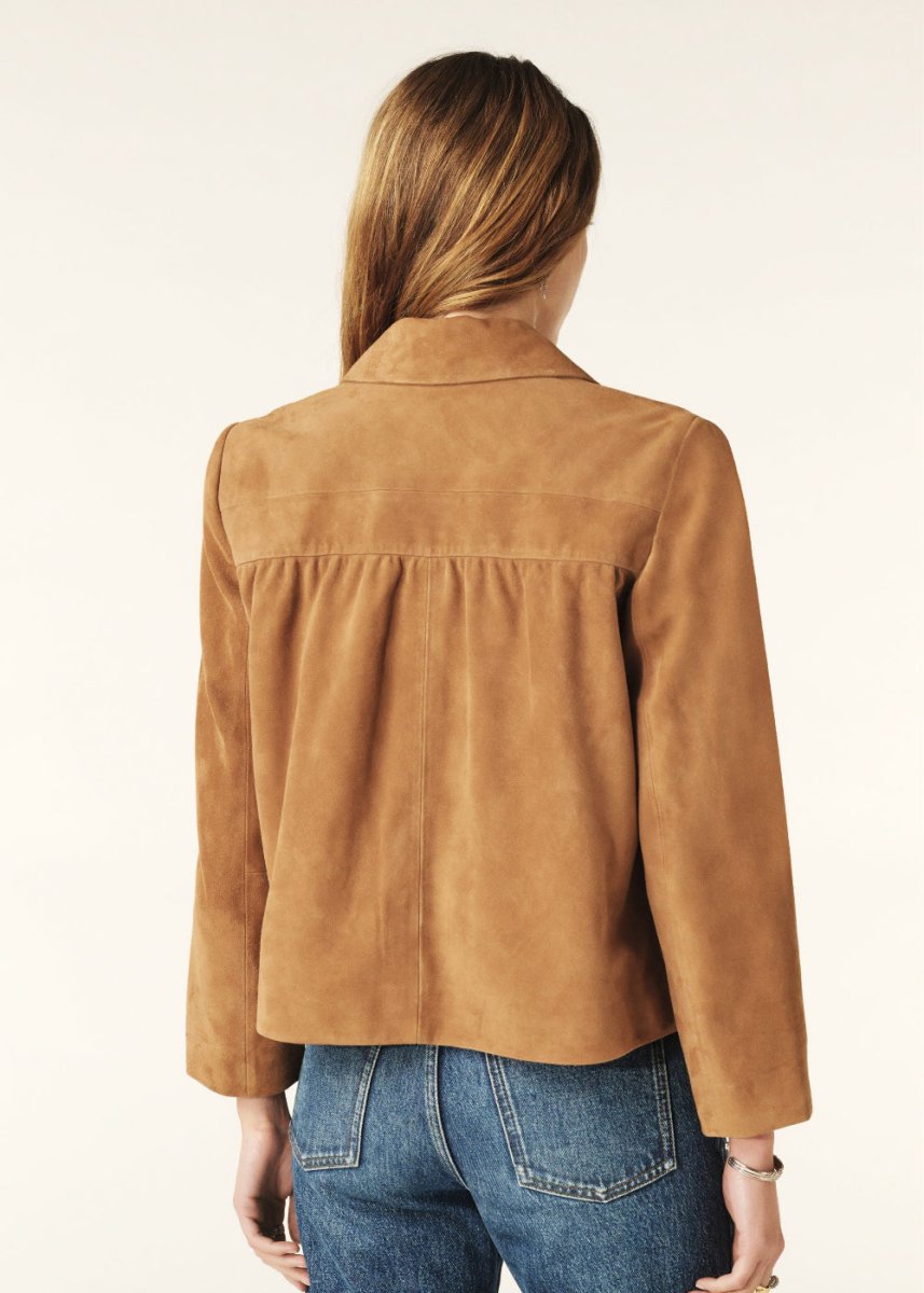Milas Jacket in Brown from BA&SH at Edito boutique