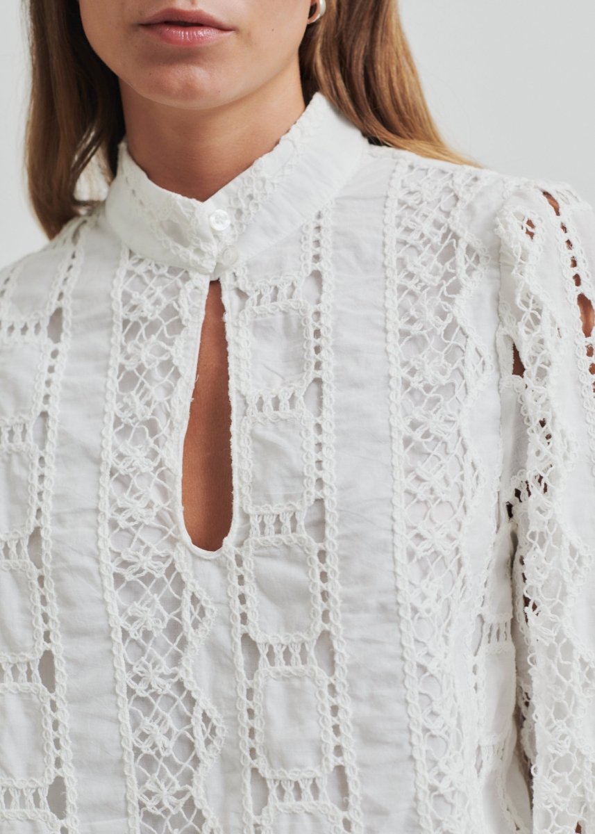 Milina Blouse in Coconut Milk from SECOND FEMALE at Edito boutique