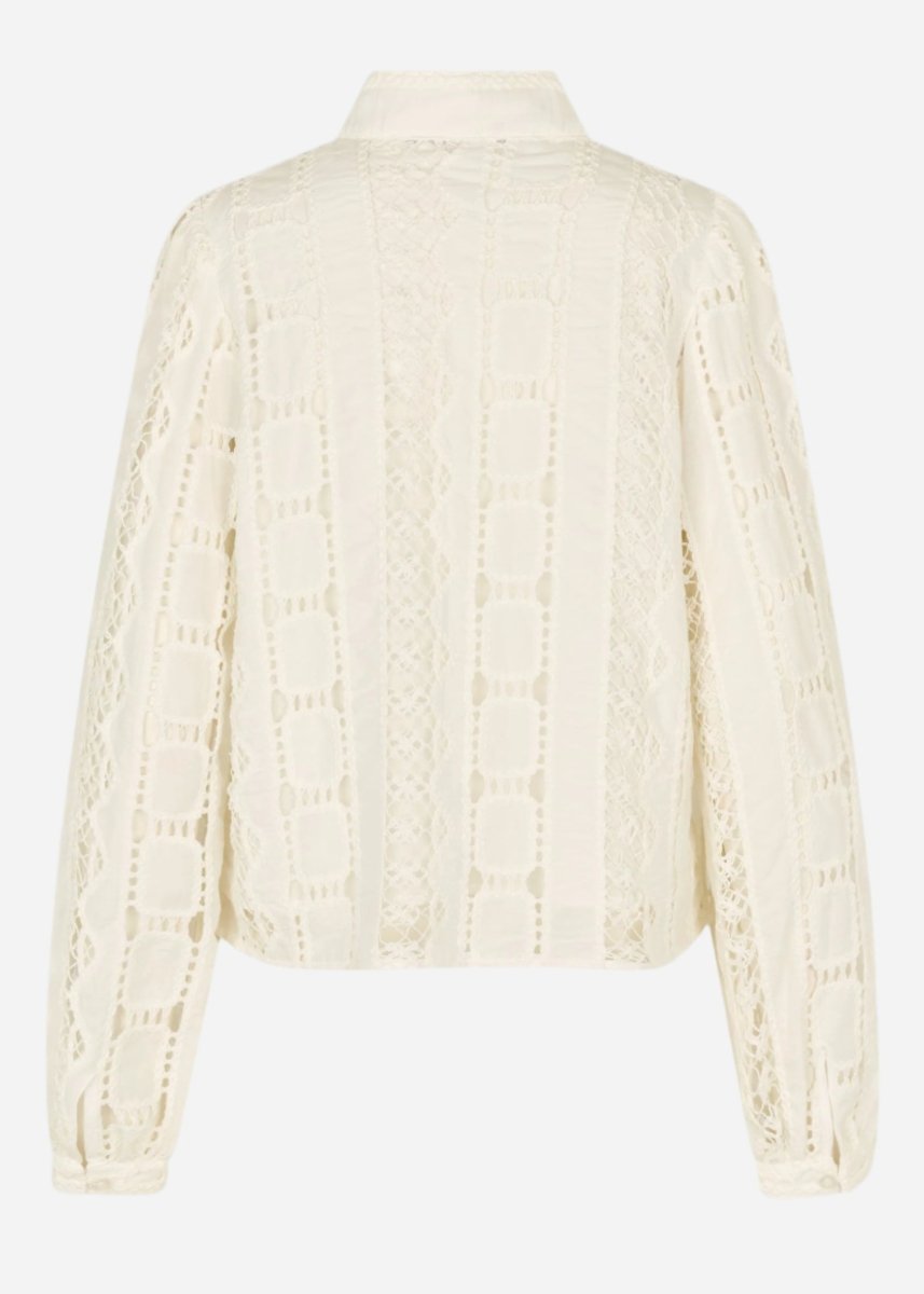 Milina Blouse in Coconut Milk from SECOND FEMALE at Edito boutique