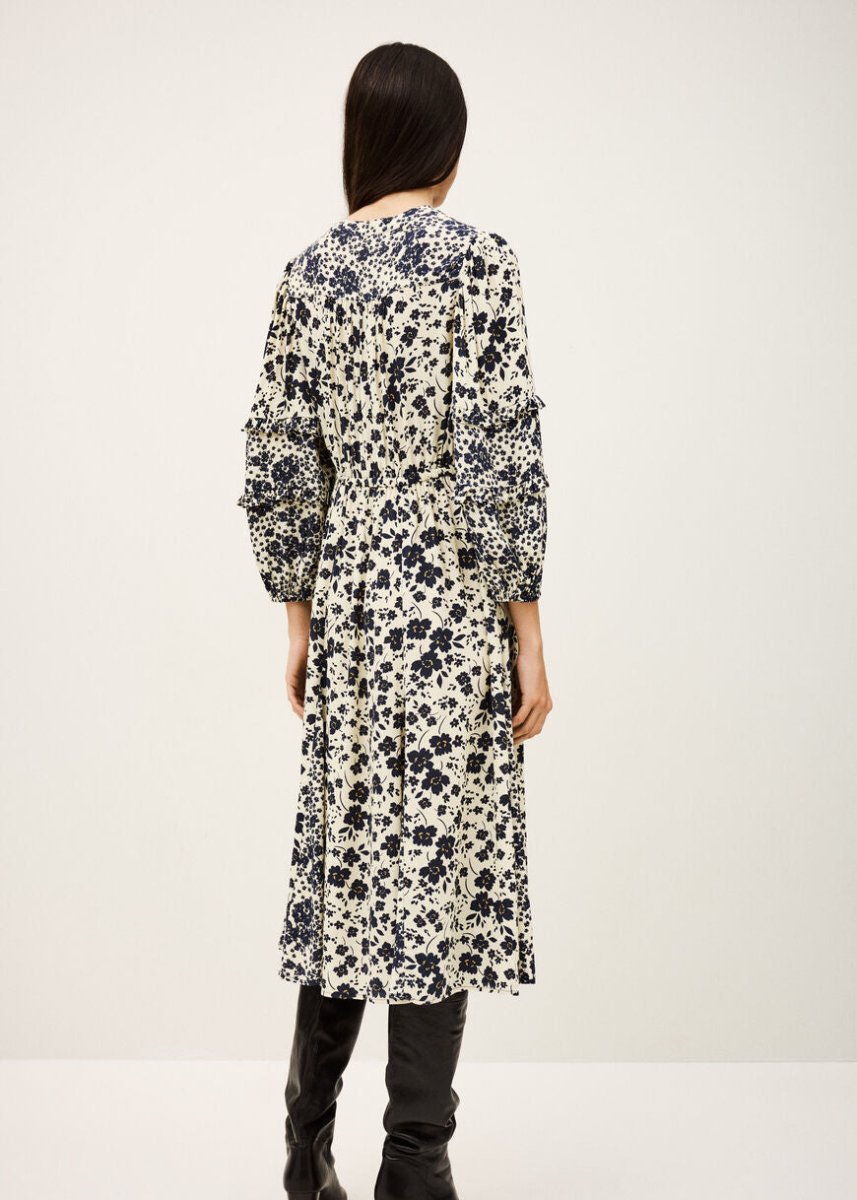 Minary Midi Dress in Ecru from BA&SH at Edito boutique