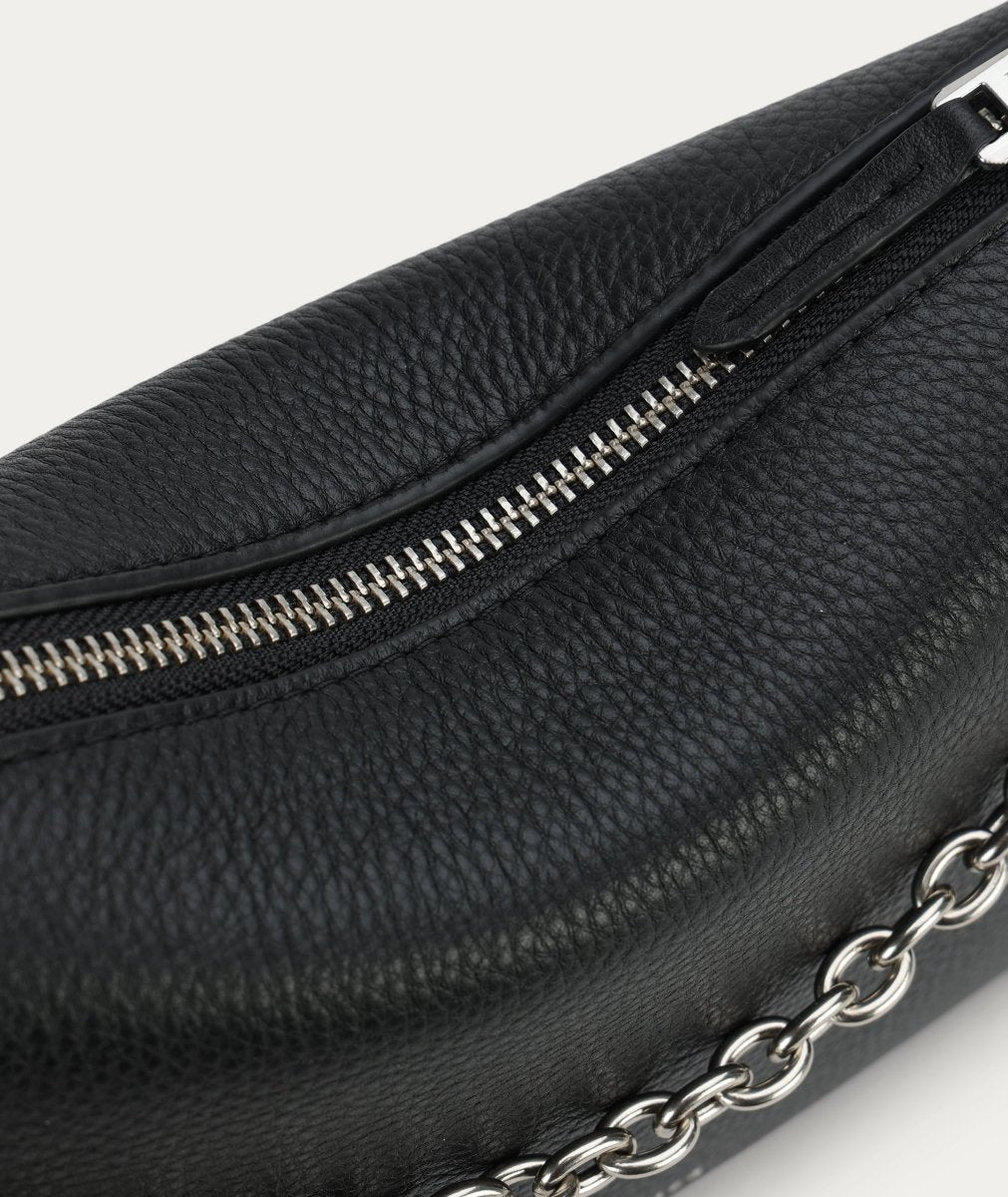 Mr Siamese Bag in Black/Silver from DEADLY PONIES at Edito boutique