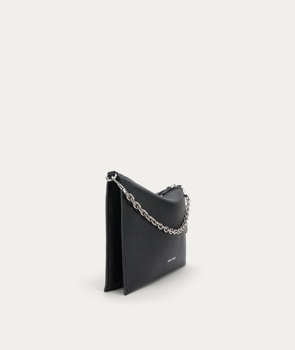 Mr Siamese Bag in Black/Silver from DEADLY PONIES at Edito boutique