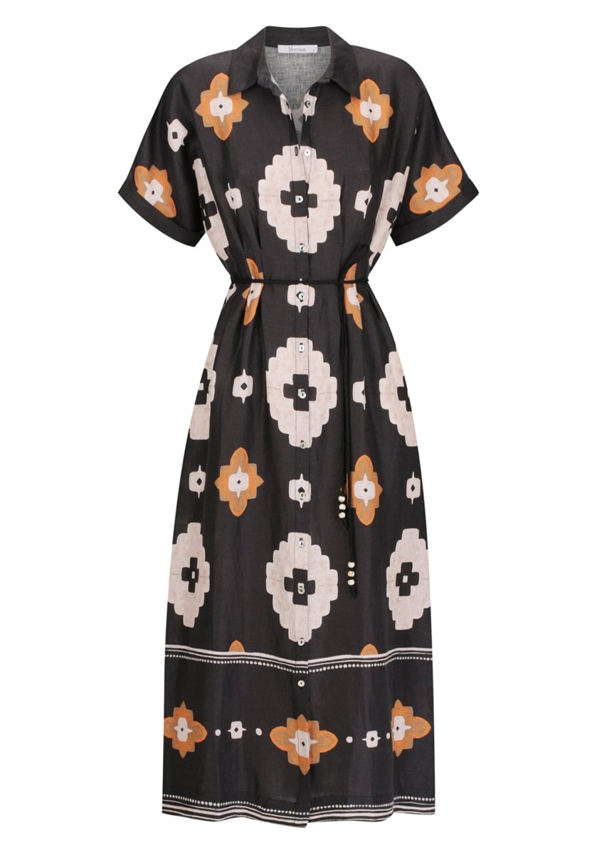 Navi Linen Shirt Dress from MORRISON at Edito boutique