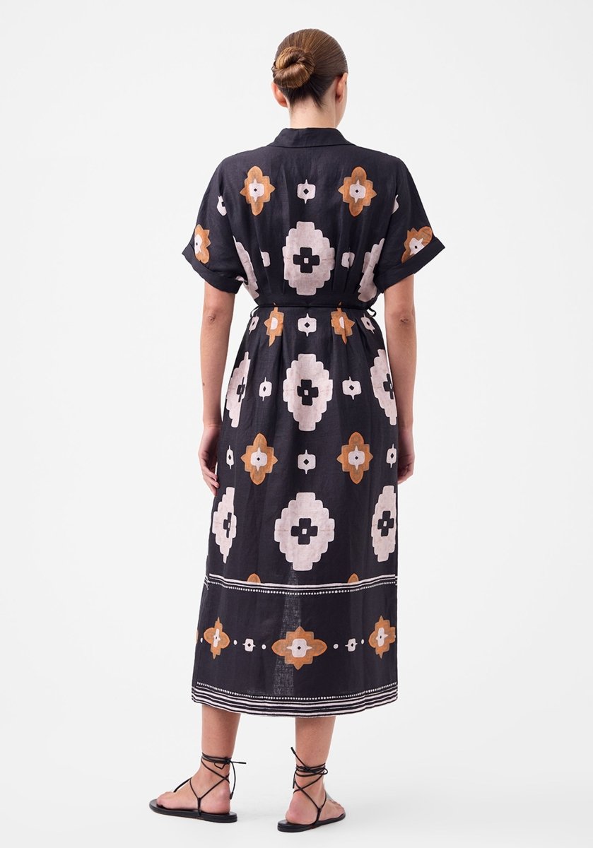 Navi Linen Shirt Dress from MORRISON at Edito boutique